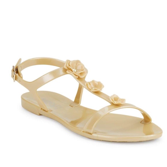 Badgley Mischka Bahama Platinum Sandals - Picture 2 of 6
